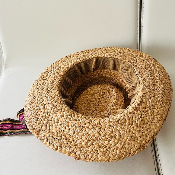 Dorman Pacific Genuine Raffia Handcrafted  Hat with Colorful Accents main image 11